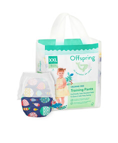 Offspring трусики-подгузники, XXL 15-23 кг. 24 шт. расцветка Рыбки