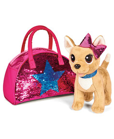 Игрушка Simba Плюшевая собачка Chi-Chi love Блестящая мода с сумочкой