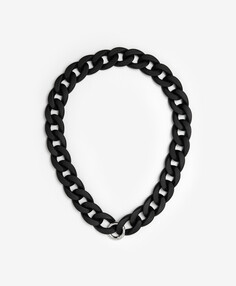 Ожерелье из черной пластиковой цепочки Gulliver (One size)