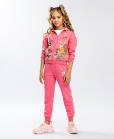 Толстовка на молнии розовая Button Blue