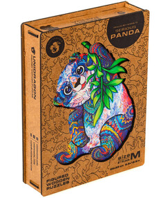 Фигурный пазл Серьезная панда M Unidragon