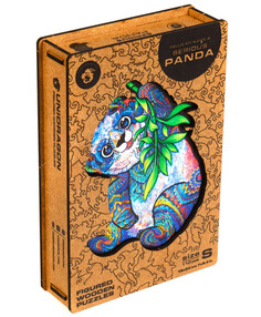 Фигурный пазл Серьезная панда S Unidragon