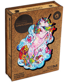 Фигурный пазл Вдохновляющий единорог M Unidragon