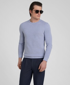 Пуловер трикотажный HENDERSON KWL-0806 LBLUE
