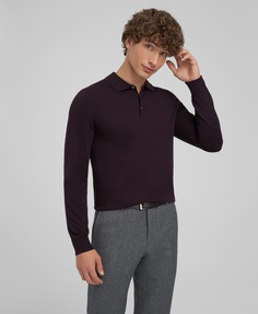 Поло трикотажное HENDERSON KWL-PLB-1 AUBERGINE