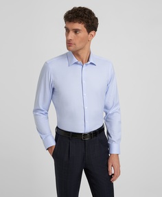 Рубашка полуприлегающий силуэт HENDERSON SHL-3950-S BLUE