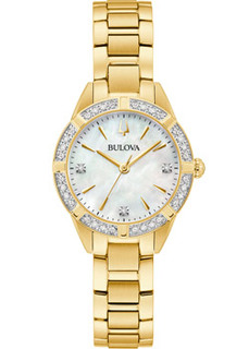 Японские наручные женские часы Bulova 98R297. Коллекция Sutton