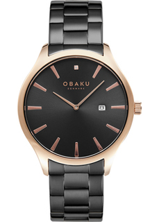 fashion наручные женские часы Obaku V266GDVBSB-DD. Коллекция Diamant