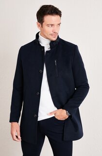 Короткое пальто Buratti, темно-синий