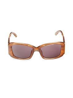Квадратные солнцезащитные очки Nouveau Riche 54MM Le Specs, карамель
