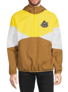 Куртка-анорак с цветными блоками Avirex, цвет Yellow Multi