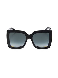 Квадратные солнцезащитные очки Renee 61MM Jimmy Choo, черный