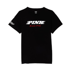 Футболка Victoria&apos;s Secret Pink Oversized Short-sleeve Racing, черный