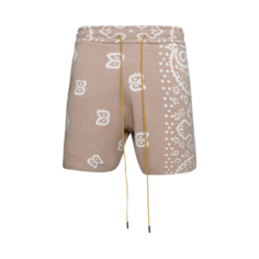 Шорты Rhude Bandana Knit &apos;0517 Tan/Cream&apos;, загар