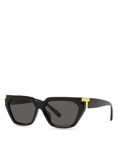 Солнцезащитные очки «кошачий глаз», 56 мм Tiffany &amp; Co., цвет Black