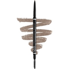 Карандаш для бровей Micro Brow Pencil Dual End Design Ash Blonde, Nyx Professional Makeup