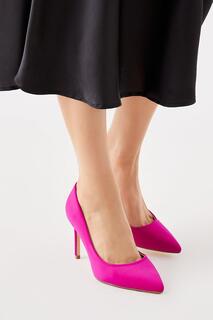 Туфли-лодочки широкого кроя с острым носком Dorothy Perkins, розовый