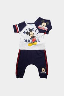 Спортивный костюм из трех предметов с Микки Маусом Disney Baby, синий