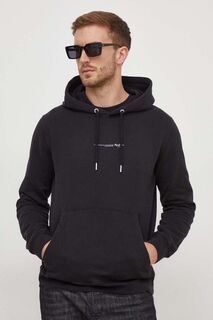 Хлопковая толстовка Dave Hoodie Pepe Jeans, черный