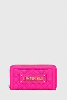 Кошелек Love Moschino, розовый