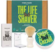 Набор для ухода за бородой, 5 шт. MenRock, The Life Shaver Sicilian Lime