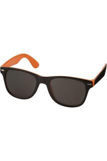 Солнцезащитные очки Sun Ray — черные с яркими акцентами (2 шт. в упаковке) Bullet, оранжевый