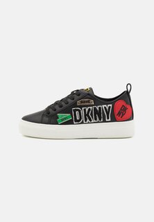 Низкие кроссовки Coreen City Signs Lace Up DKNY, черный