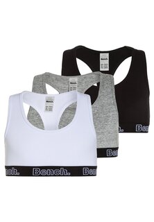 Бюстье 3 Пакета Bench, цвет black/grey/white