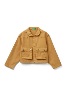 Легкая куртка Wiith Pockets United Colors of Benetton, желтый