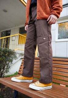 Брюки Double Knee Dickies, цвет dark brown