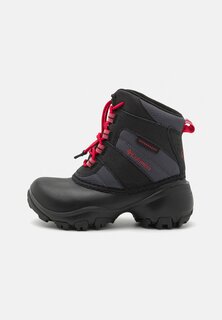 Зимние ботинки Childrens Rope Tow Iii Waterproof Unisex Columbia, цвет dark grey/mountain red