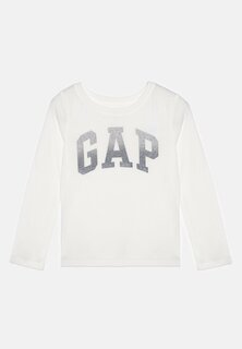 футболка с длинным рукавом Logo Tee Girls GAP, цвет new off-white