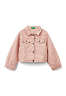 Джинсовая куртка Stretch United Colors of Benetton, розовый