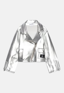 Куртка из искусственной кожи Perfecto Jacket Calvin Klein Jeans, цвет silver