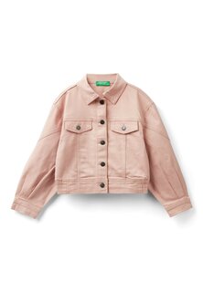 Джинсовая куртка Stretch United Colors of Benetton, розовый