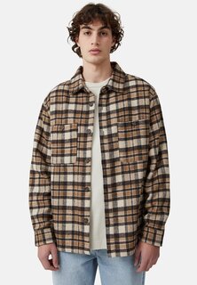 Легкая куртка Heavy Cotton On, цвет natural oversized check