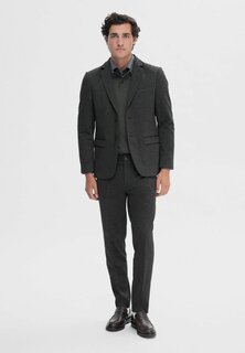 Элегантные брюки Hose Gewebte Selected, цвет dark grey melange