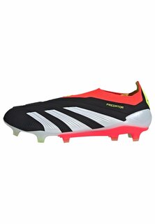 футбольные бутсы с шипами Predator Elite Fg Adidas, цвет core black cloud white solar red