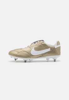 футбольные бутсы с шипами The Premier 3 Sg-Pro Anti-Clog Traction Nike, цвет metallic gold grain/white