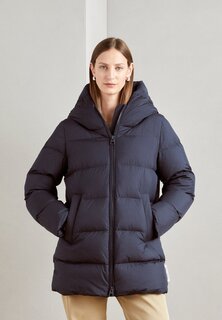 Пуховик Jacket Middle Length Fixed Hood Welt Pockets Marc O&apos;Polo, цвет deep blue sea