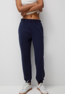 Спортивные брюки Embroidered Joggers PULL&amp;BEAR, цвет dark blue