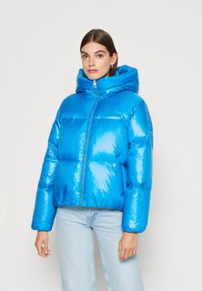 Пуховик New York Gloss Puffer Jacket Tommy Hilfiger, цвет cerulean aqua