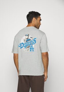 Футболка с принтом Mlb Los Angeles Dodgers Player Graphic Tee New Era, цвет grau