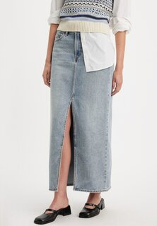 Джинсовая юбка Ankle Column Skirt Levi&apos;s, цвет please hold Levis