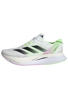 кроссовки для стабилизирующего бега Adizero Boston 12 Adidas, цвет cloud white core black green spark