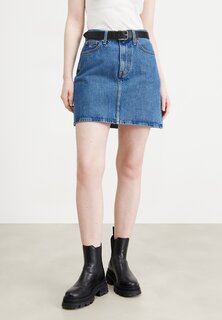 Джинсовая юбка Mom Skirt Tommy Jeans, цвет denim medium