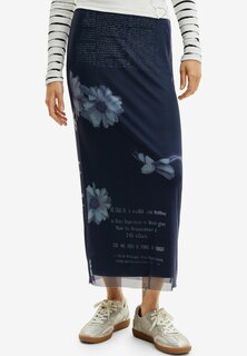 Длинная юбка Desigual, синяя