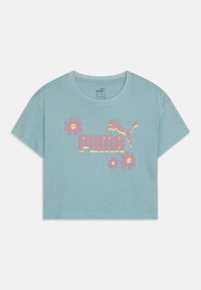 Футболка с принтом Graphics Summer Flower Tee Unisex Puma, цвет turquoise surf