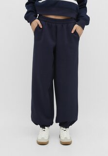 Спортивные брюки Plush Boyfriend Stradivarius, цвет dark blue