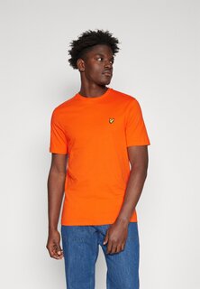Базовая футболка Plain Lyle &amp; Scott, цвет tangerine tango